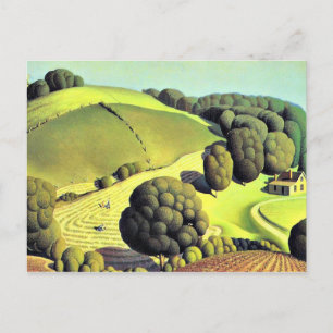 Grant Wood artwork, Young Maj Vykort