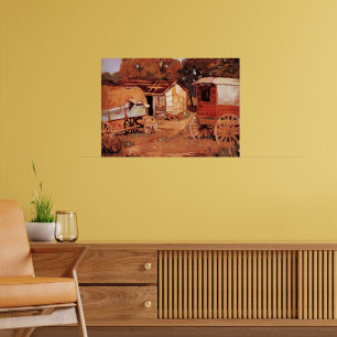Grant Wood - Horsetraders Poster