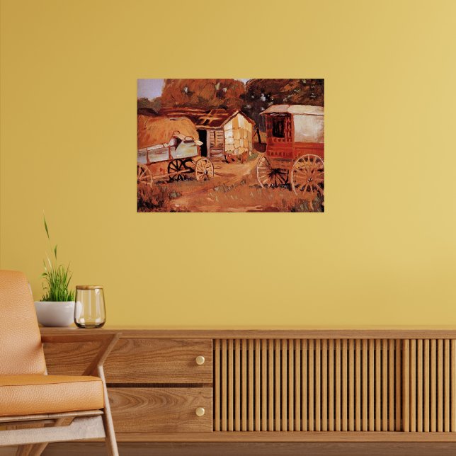 Grant Wood - Horsetraders Poster (Vardagsrum 2)