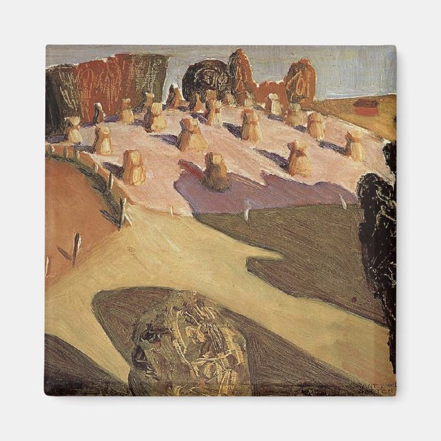 Grant Wood - Iowa Ligcape Magnet (Framsidan)