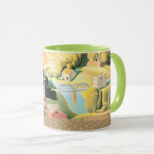Grant Wood - Stone City, Iowa Mugg