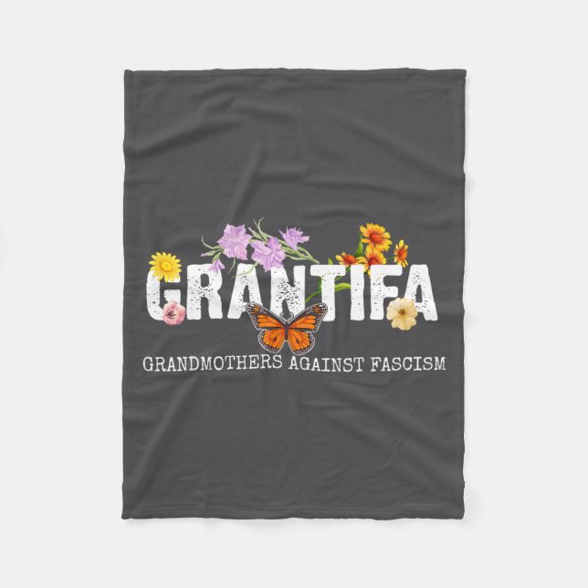 Grantifa Mormödrar mot fascism Fleecefilt (Framsidan)