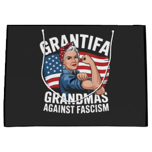 Grantifa Mormor Mot Fascism Ingen Kung USA
