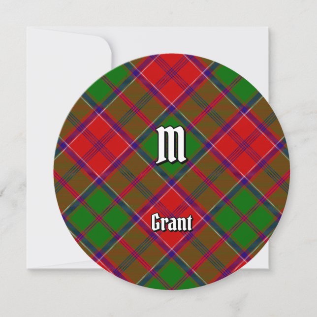 Grantklanens Tartan Inbjudningar (Framsida)
