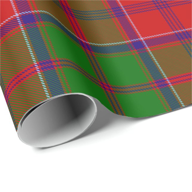 Grantklanens Tartan Presentpapper (Rullad Hörn)