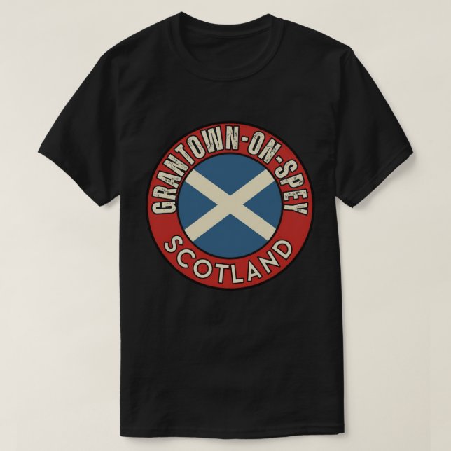 Grantown-on-Spey, Skottland T Shirt (Design framsida)