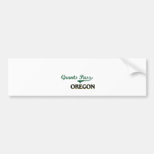 Grants Pass Oregon Klassisk Design Bildekal