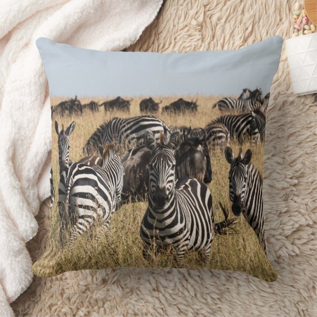 Grant's Zebra Dekorativ kudde (Filt)