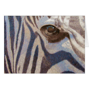 Grant's Zebra Hälsningskort