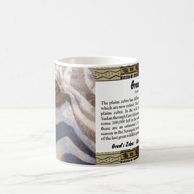 Grant's Zebra Kaffemugg (Center)