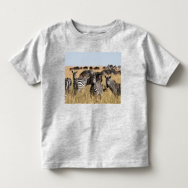 Grant's Zebra Peuters T-shirt (Framsida)