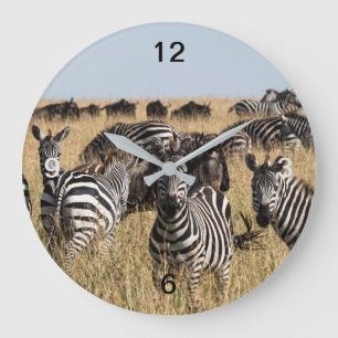 Grant's Zebra Stor Klocka