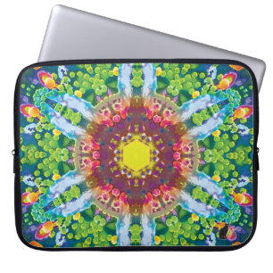 Granular Kaleidoscope Laptop sleeve