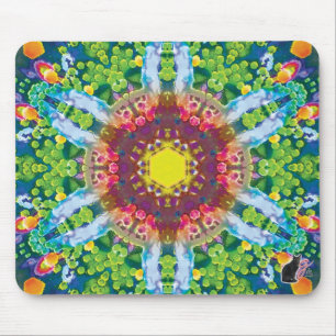 Granular Kaleidoscope Mouse Pad Musmatta