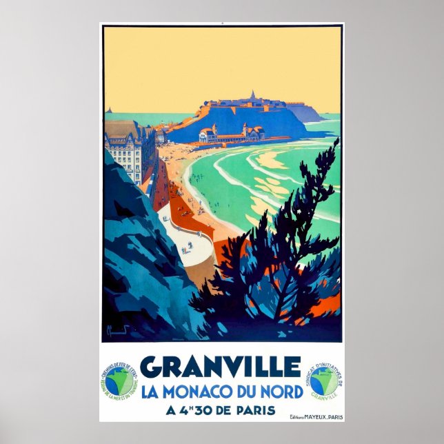 Granville,Frankrike, Monacos motsvarighet i norr,  Poster (Framsidan)