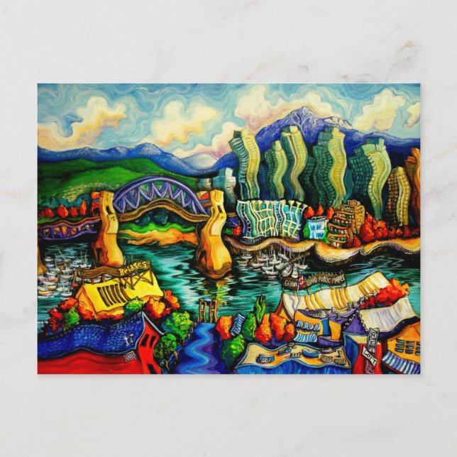 Granville Island Vykort (Framsida)