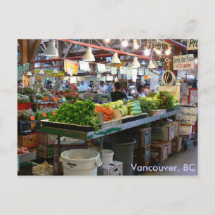 Granville Market - Vancouver, BC Vykort