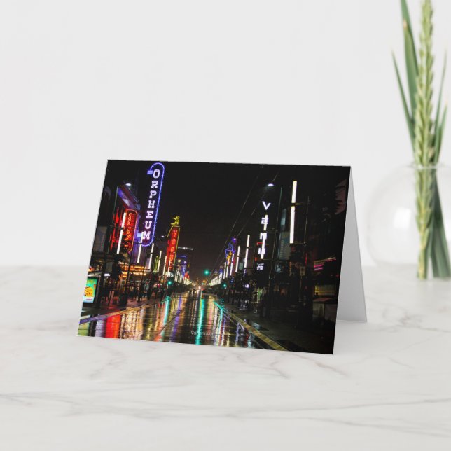 Granville Street, Vancouver, Kanada Kort (Framsida)