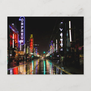 Granville Street, Vancouver, Kanada Vykort