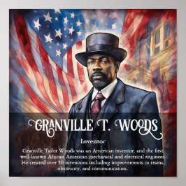 Granville T Skogen Black History History Month Cla Poster