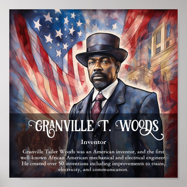 Granville T Skogen Black History History Month Cla Poster (Framsidan)