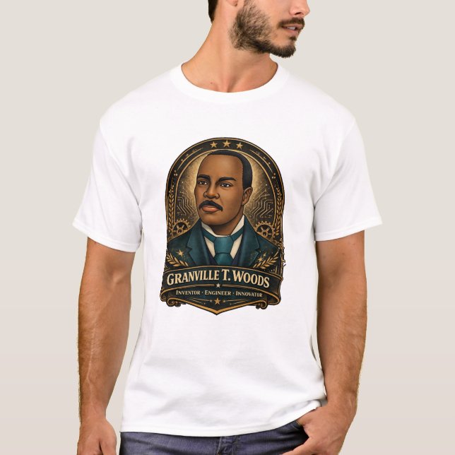 Granville T. Woods Inventor Tee (Framsida)