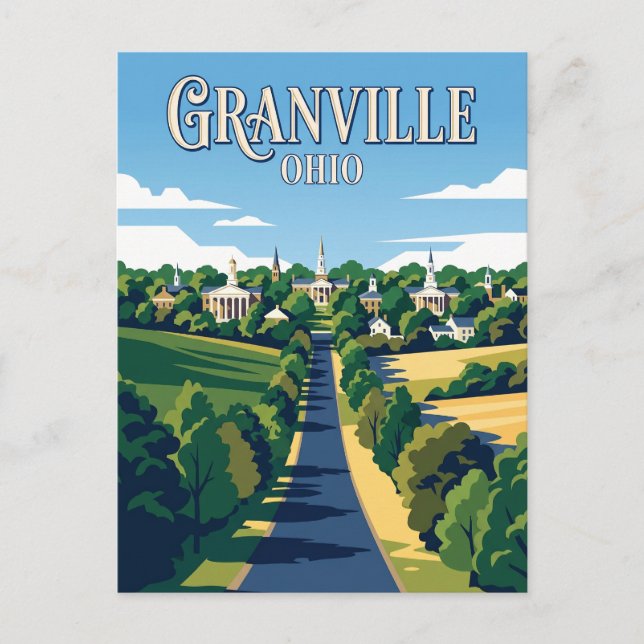Granville USA Vykort (Framsida)