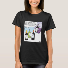 Grape and wine dating  t shirt
