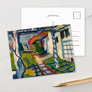 Grape Arbor   Henry Lyman Sauxen Vykort