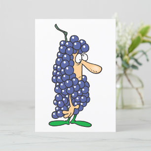 Grape Costume Inbjudningar