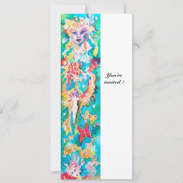 GRAPE FAIRY TALE 9a Inbjudningar (Framsida)