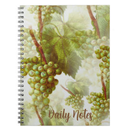 Grape Fruit Pattern  Notebook Anteckningsbok