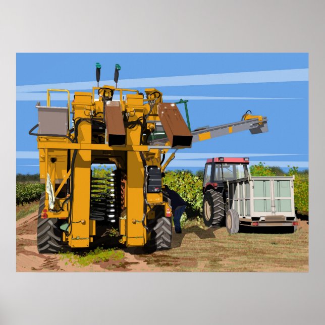 Grape Harvester Poster (Framsidan)