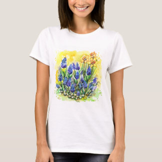 Grape Hyacinth Garden T Shirt