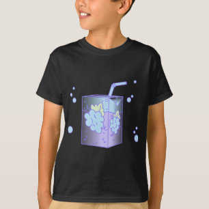 Grape Juice Box Lilac Kawaii Fairy Kei Harajuku Cu T Shirt