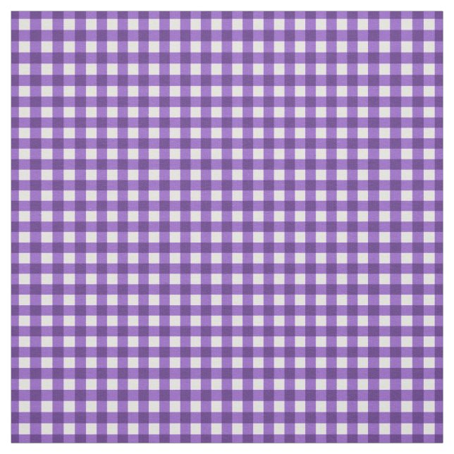 Grape Lila Checked Gingham for Home Canning Lids Tyg (Provkarta)