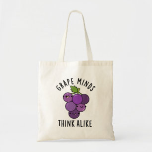 Grape Minds Tänka Alike Funny Fruit Pun Tygkasse