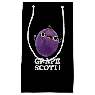 Grape Scott Funny Fruit Grape Pun Mörk BG