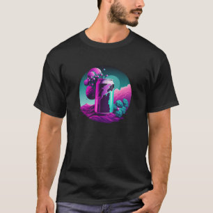 Grape Soda Synthwave 80s Retrowave Aesthetic T Shirt