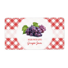 Grape Sylt Jelly-etikett Fraktsedel