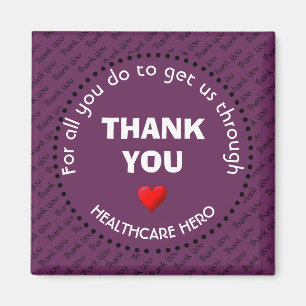 Grape TACK Healthcare Hero Magnet