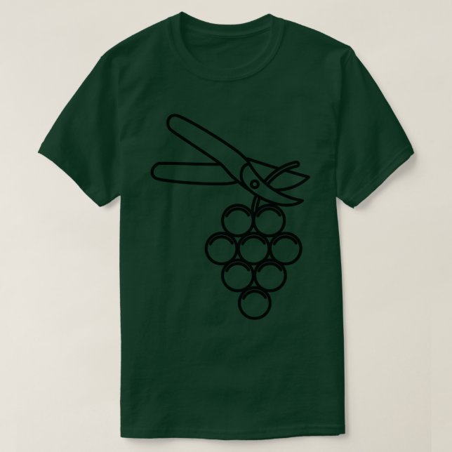 Grape Trimming T Shirt (Design framsida)