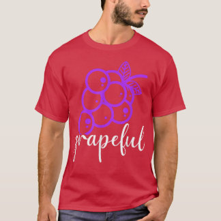 Grape Vegan Fruits Berries Vegetarian Veg T Shirt