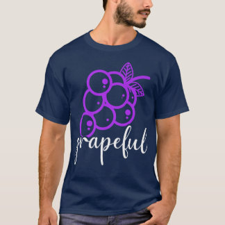 Grape Vegan Fruits Berries Vegetarian Veg T Shirt
