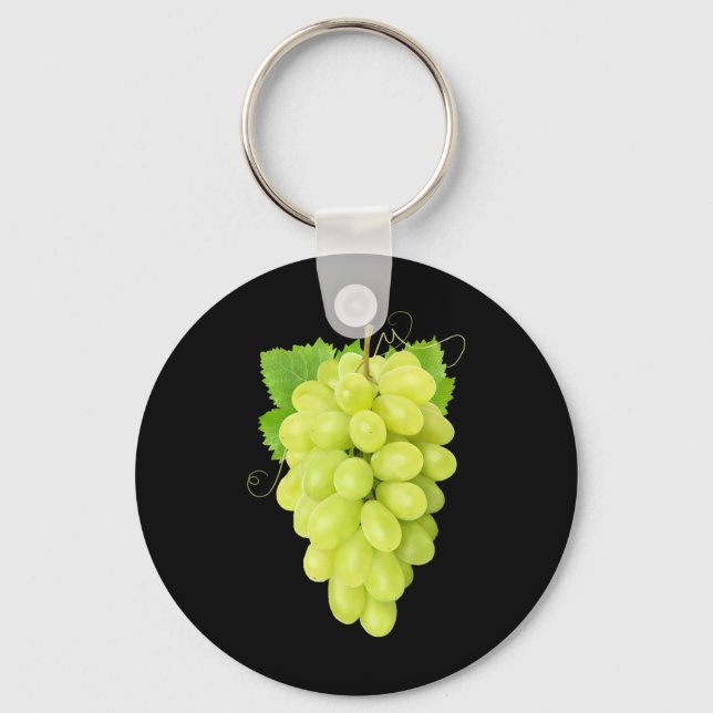 Grape Vegetable Grain Foodie Halloween Costume Far Nyckelring (Framsida)