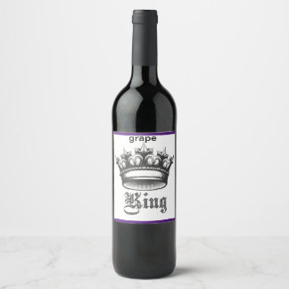 GRAPE VIN FLASKA VINFLASKA ETIKETT