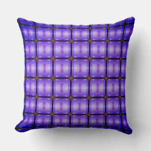 Grape Violet Färg Square of Surprises Design Kudde