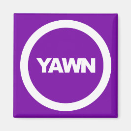 Grape Yawn Brand Dorm Fridge Magnet