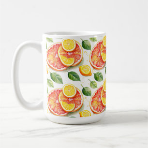 Grapefruit and Lemons Summer Vibes Kaffemugg