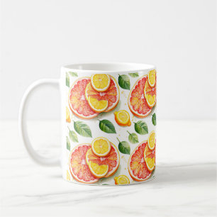 Grapefruit and Lemons Summer Vibes Kaffemugg